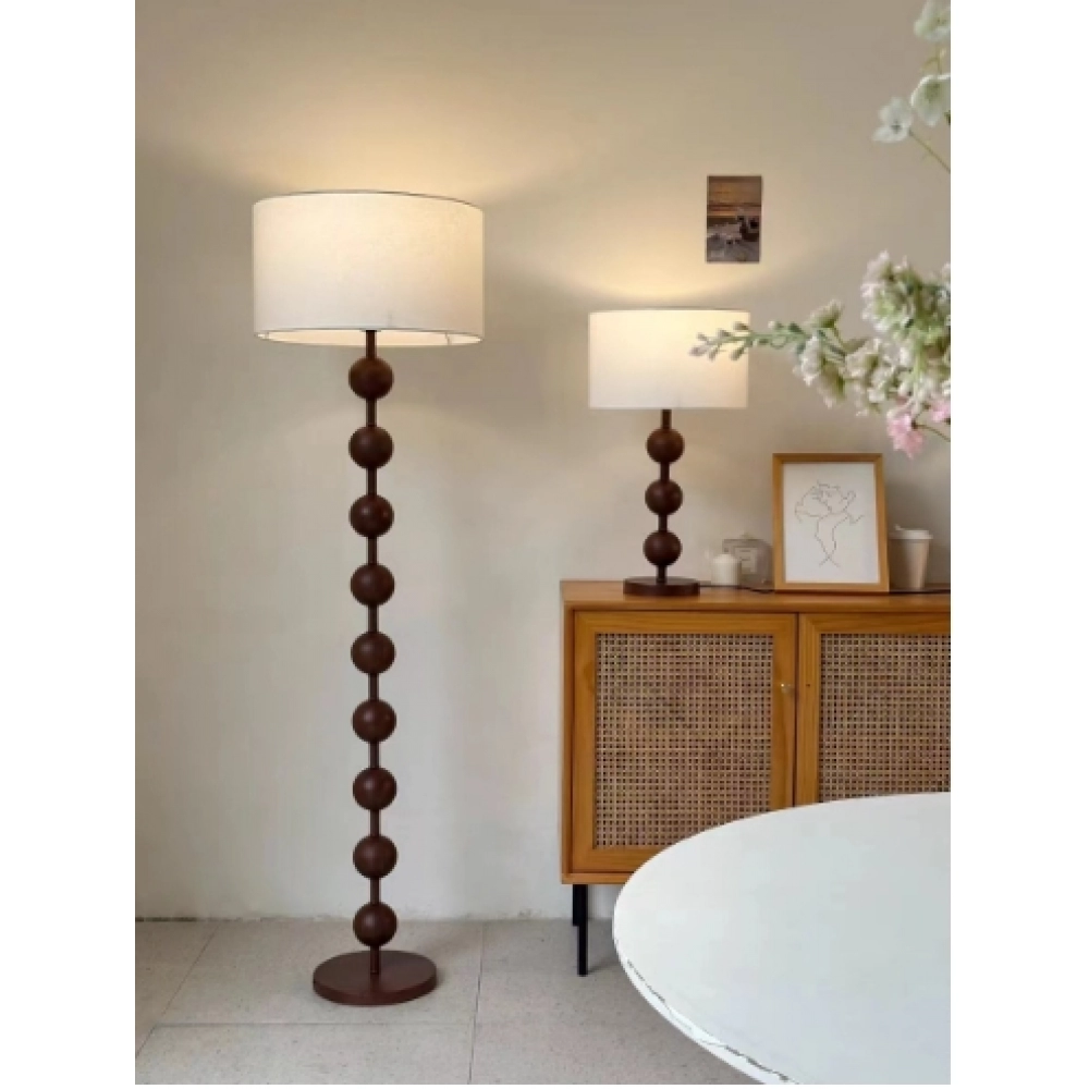 French Medieval Quiet Wind New Floor Lamp Living Room New Chinese American Retro Bedroom Advanced Atmosphere Standing Lamp