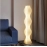 White grass skirt lamp light and shadow design art living room sofa edge floor lamp modern minimalist atmosphere lamp network red lighting fixture