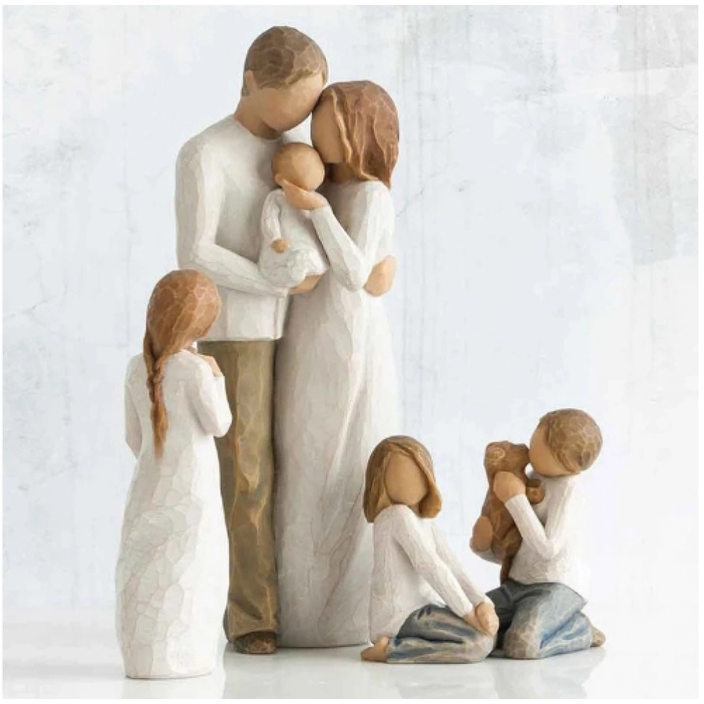 Valentine's Day Statue, Happy Family Decoration, Advanced Creative Wedding Gifts, Home and Office