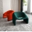 Lazy Sofa Nordic Instagram Style Home Bedroom Balcony Leisure Lamb Fleece Lying Down Curved Single Person Sofa Chair